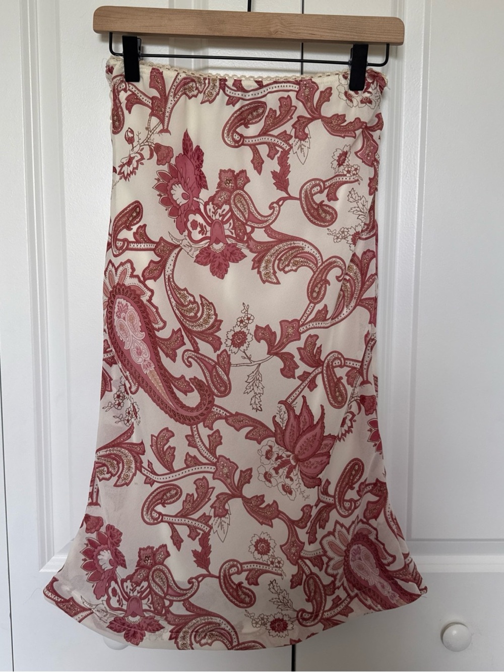 Briggs Vintage Knee Length Paisley Skirt Size Small Y2K